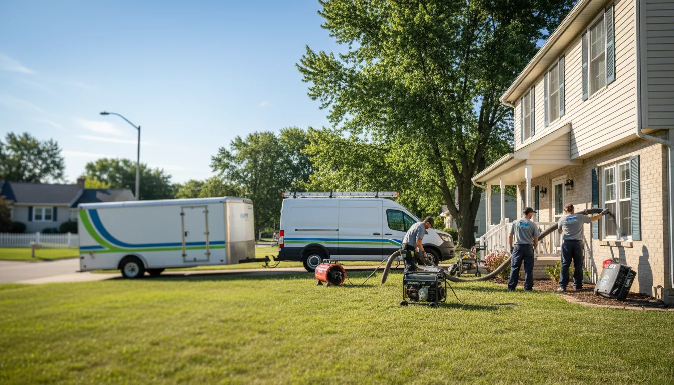Flooded Basement Restoration And Cleanup With Repair in Saukville, WI near me